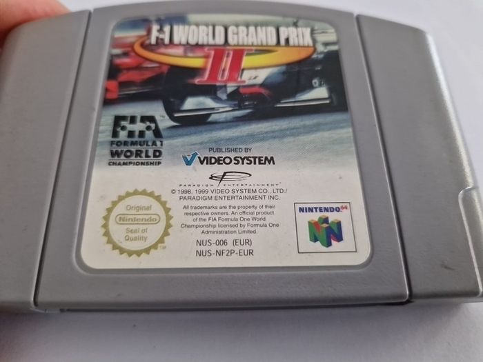 F1 World Grand Prix II 2 Nintendo 64 N64 Games Original