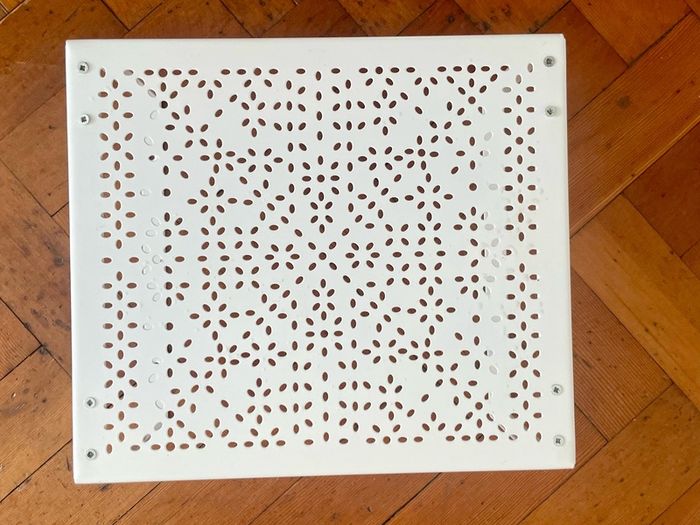 White press or shelf insert or pot stand