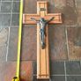 Large Wooden Crucifix (40cm x 31cm) Image 2
