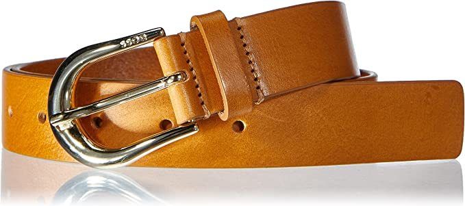 HUGO BOSS Women's Carol Leather Belt, Size 70 / XS