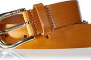 HUGO BOSS Women's Carol Leather Belt, Size 70 / XS