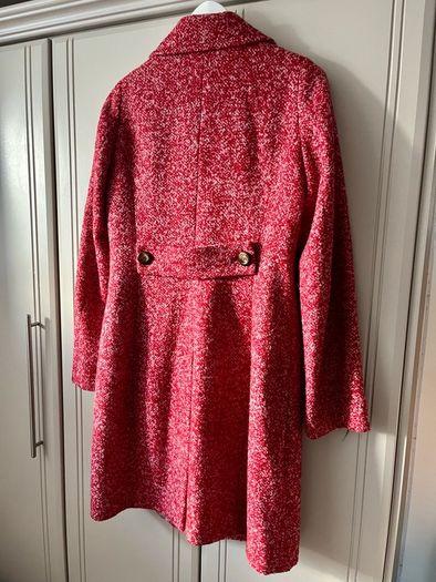 Sisley wool/moher blend coat uk12