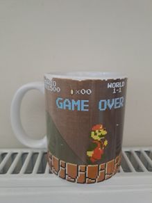 Super Mario Bros Game Over Mug Nintendo