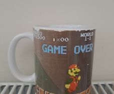 Super Mario Bros Game Over Mug Nintendo