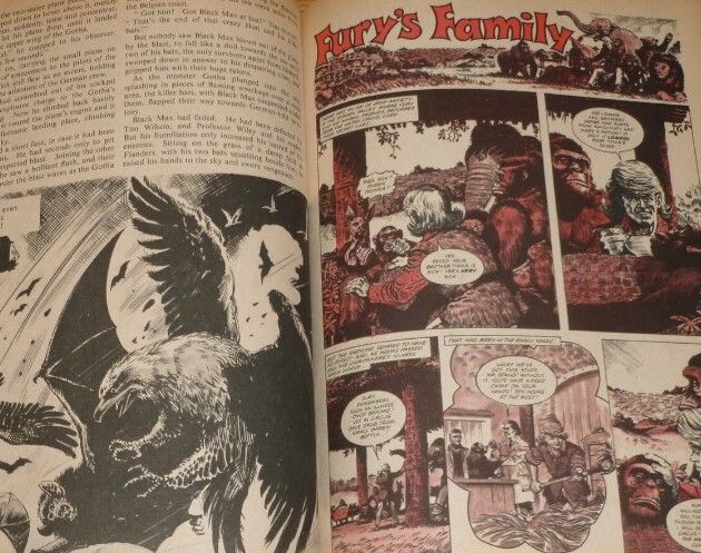Thunder Annual 1973 - Vintage UK Hardback Annual -IPC Magazines