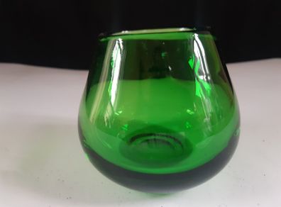 Green Glass Night Light Holder
