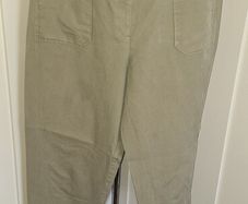 Khaki Green Cotton trousers