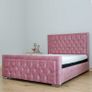 Hilton Double Chesterfield Bed Frame With Mattress Opt Image 9