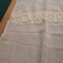 2 Cream Voile Curtain Panels Image 3
