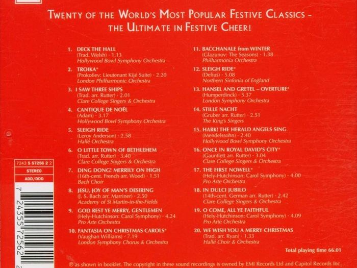 A Classic Christmas - The Ultimate Collection. CD. Free Postage!