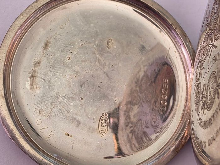 antique silver pocket watch