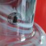 Ikea PS 2017 Glass Vase lina Vuorivirta Blue White Gray Swirl 10.5 INCHES  Sweden Image 3