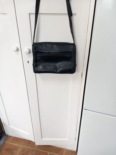 Tula Black Leather Handbag