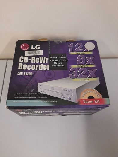 LG CD Rewritable Recorder CED-8120B R/RW Drive New