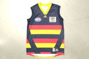 Adelaide Crows (S)  Aussie Rules Shirt Jersey AFL Oz Australian adidas Guernsey Vintage Retro Small