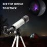 Telescope Zoom 90X HD Outdoor Monocular Space Telescopes Portable Refractor Spotting Scope With Tripod for Kids Beginners (FREE POSTAGE) Image 2