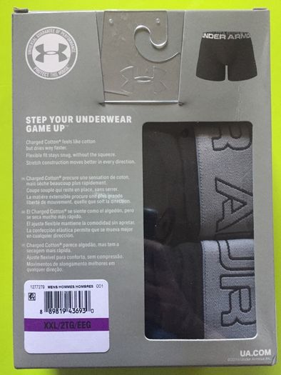 Under armour mens boxer cotton  size xxl