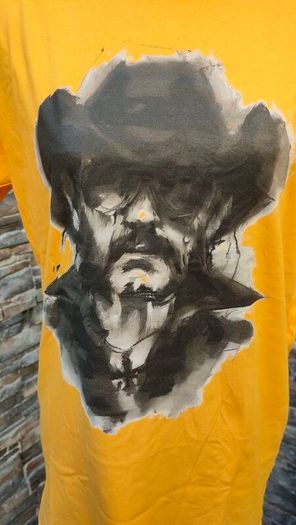 Lemmy from Motorhead t-shirt. Amazing print Brand new.It's a medium on the tag but it would be more of a small to a slim medium.