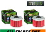 Hiflo Hf113 Honda Atv Quad Oil Filter Trx 300 350 400 420 450 500 - 2 Pack
