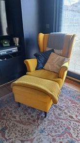 IKEA Standmon armchair & footstool