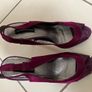 Open toe pink/purple shoes Image 5