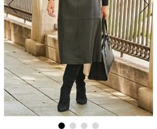 Sosander leather skirt