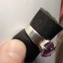 Sterling Silver Ring with Amethyst Image 2