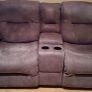 2 seater recliner with centre console Image 2