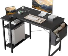 L Shaped Desk with Power Outlets