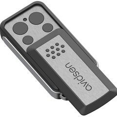 Avidsen 4 Button Garage Remote Control 2 Pack Black