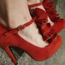 Fabulous Red Heels Size 4 Image 5