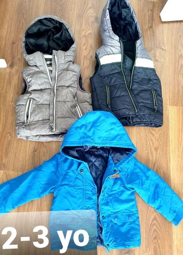 boys jacket mckenzie and 2 gilets
