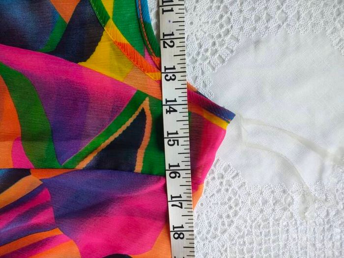60s 70s style hippie sheer multicolour kaftan top  Postage included