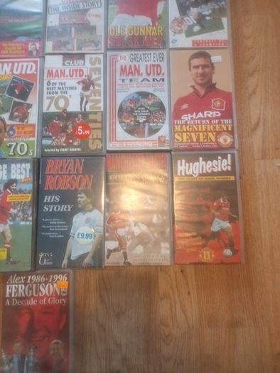 Manchester United vhs 25 in total