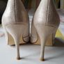 Gold special occasion heels (Roland Cartier) Image 3