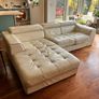 Italian Leather Sofa Image 6