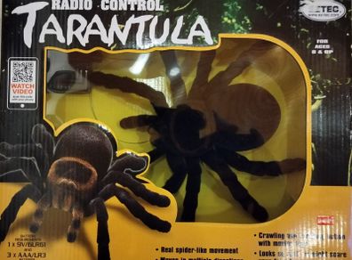 Radio Control Tarantula Spider - Children's Remote Control Toy For Those Scary Moments - Great Christmas or Birthday Present