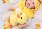 Reborn Baby Dolls 22 Inches 55 Cm That Looks Real Life Babies Realistic Toddler Girl Newborn Soft Vinyl Silicone Doll Birthday Gift Toys (FREE POSTAGE)