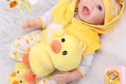 Reborn Baby Dolls 22 Inches 55 Cm That Looks Real Life Babies Realistic Toddler Girl Newborn Soft Vinyl Silicone Doll Birthday Gift Toys (FREE POSTAGE)