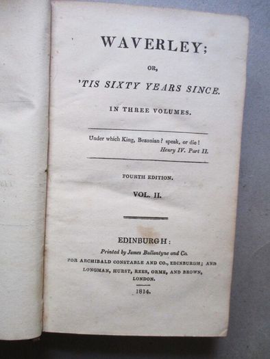 1814, Waverley - Odd Volume