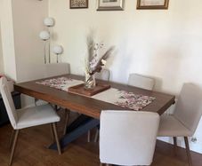 Modern Extendable Dining Table & 6 Chairs