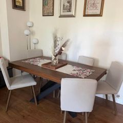 Modern Extendable Dining Table & 6 Chairs