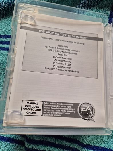 Masters Tiger Woods Pga Tour 12 PlayStation3 Ps3 Games Original
