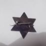 a antique solid silver and enamel irish brooch Image 2