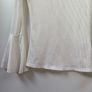 Flare sleeve ribbed top Image 5