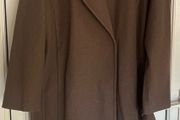Ladies Brown wrap coat