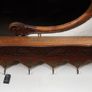 French Carved Oak Wall Coat Rack Image 4