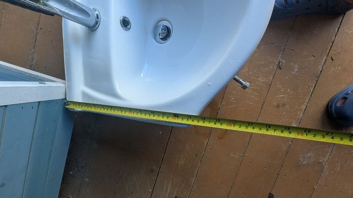 Bathroom Sink Unit - Sink with fixtures and fitted drawer unit