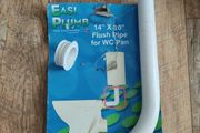 14" X 10" White Flushpipe for WC Pan  / Internal Flush Pipe Connector