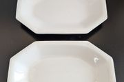 Johnson Bros Snowhite Regency Serving Dishes Set of 2 Made in England